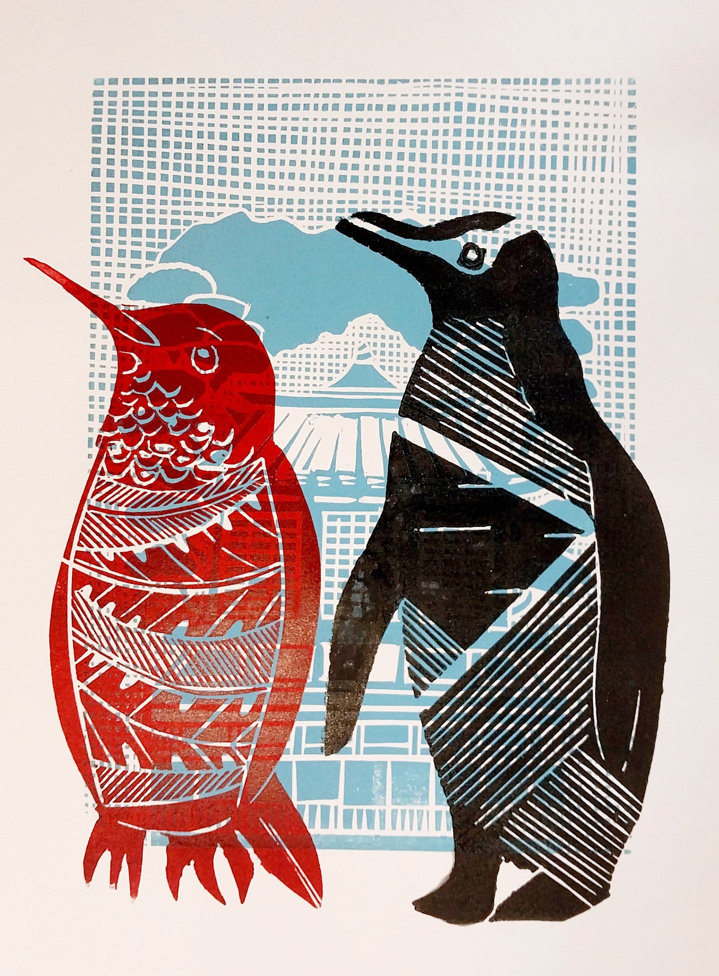 Hh And Hummer 2024 by Sheyne Tuffery, printmaking