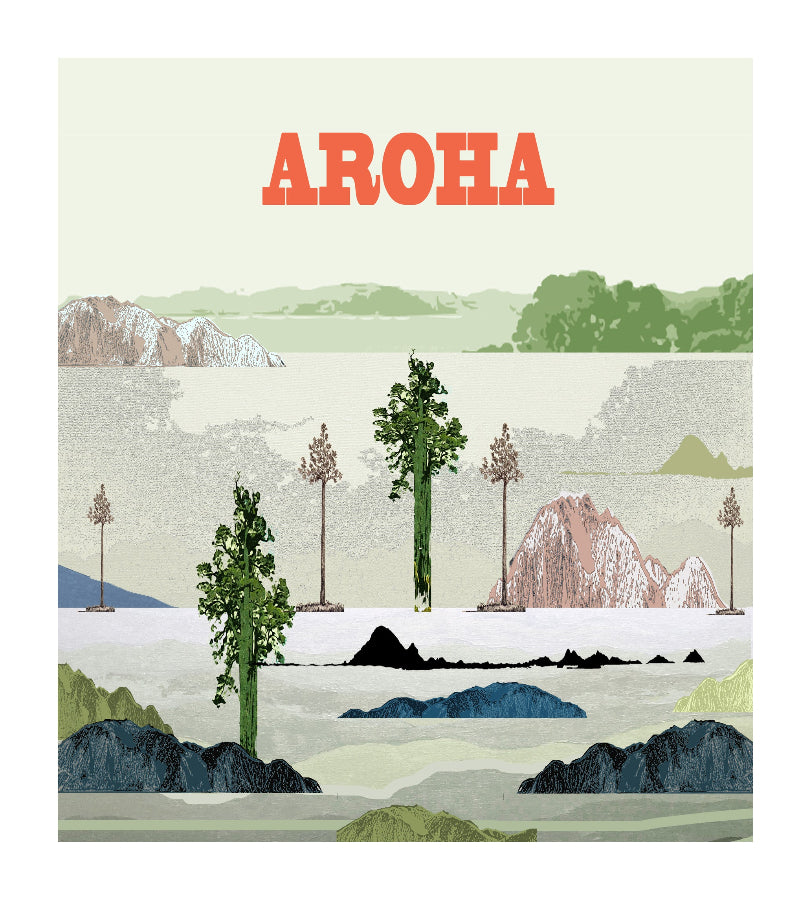Tōtara (Aroha) — fine art print referencing native New Zealand tōtara, by Sheyne Tuffery.