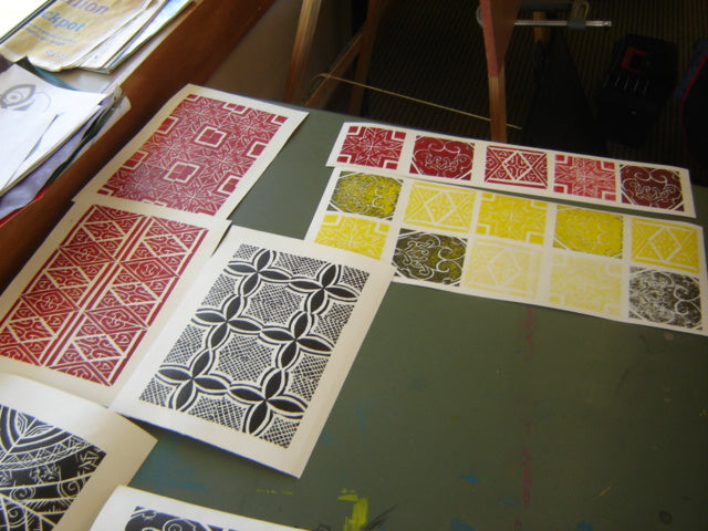 Woodblock Printmaking Intensive - Two people