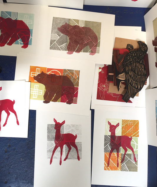 Silhouette Woodblock - Workshop for Two