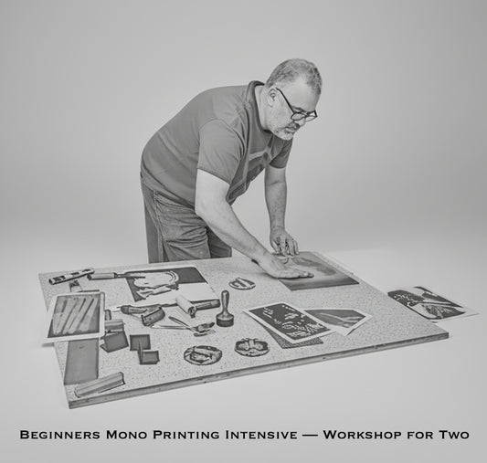 Beginners Monoprinting  —  Workshop for Two