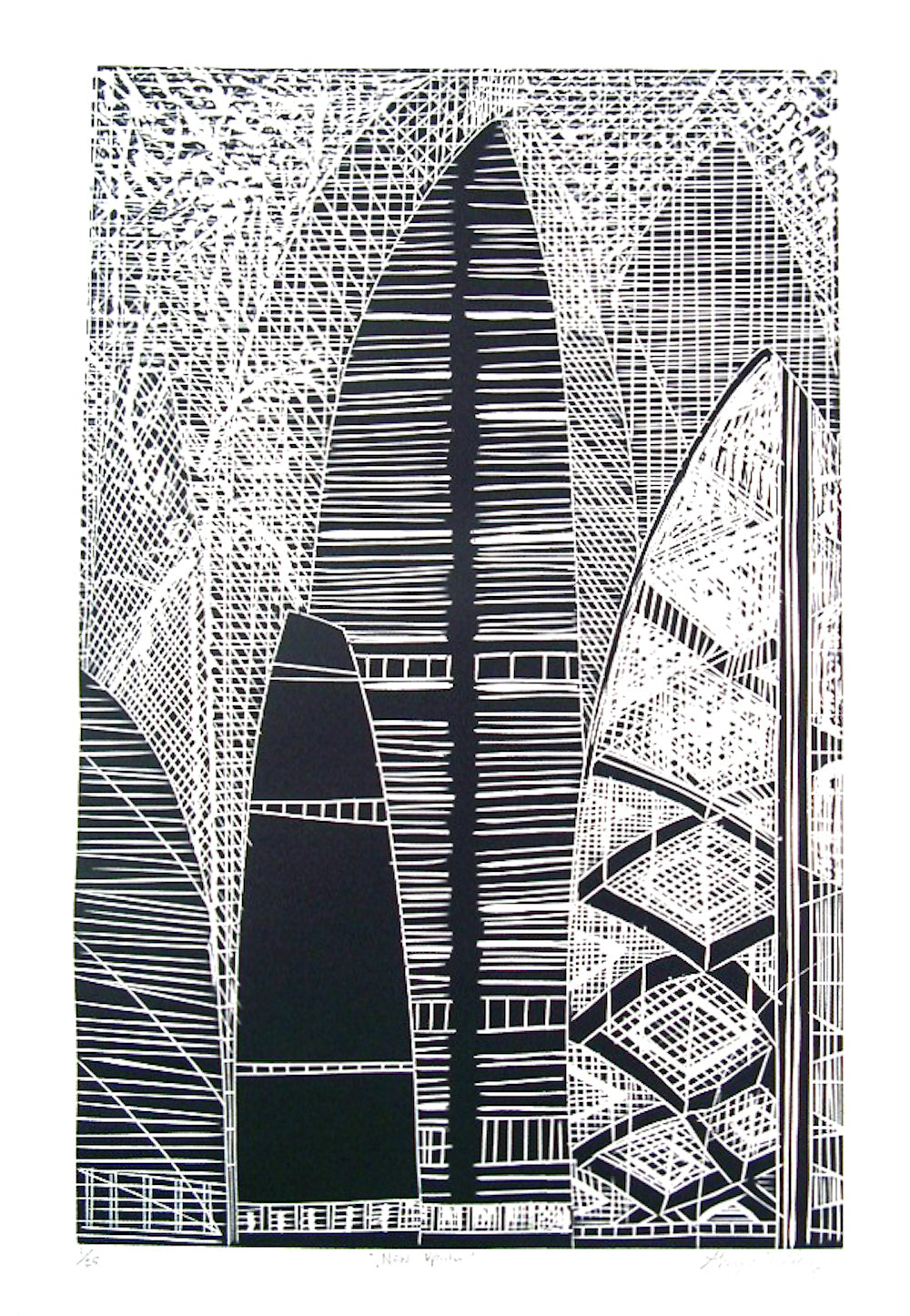 New Upolu by Sheyne Tuffery, printmaking