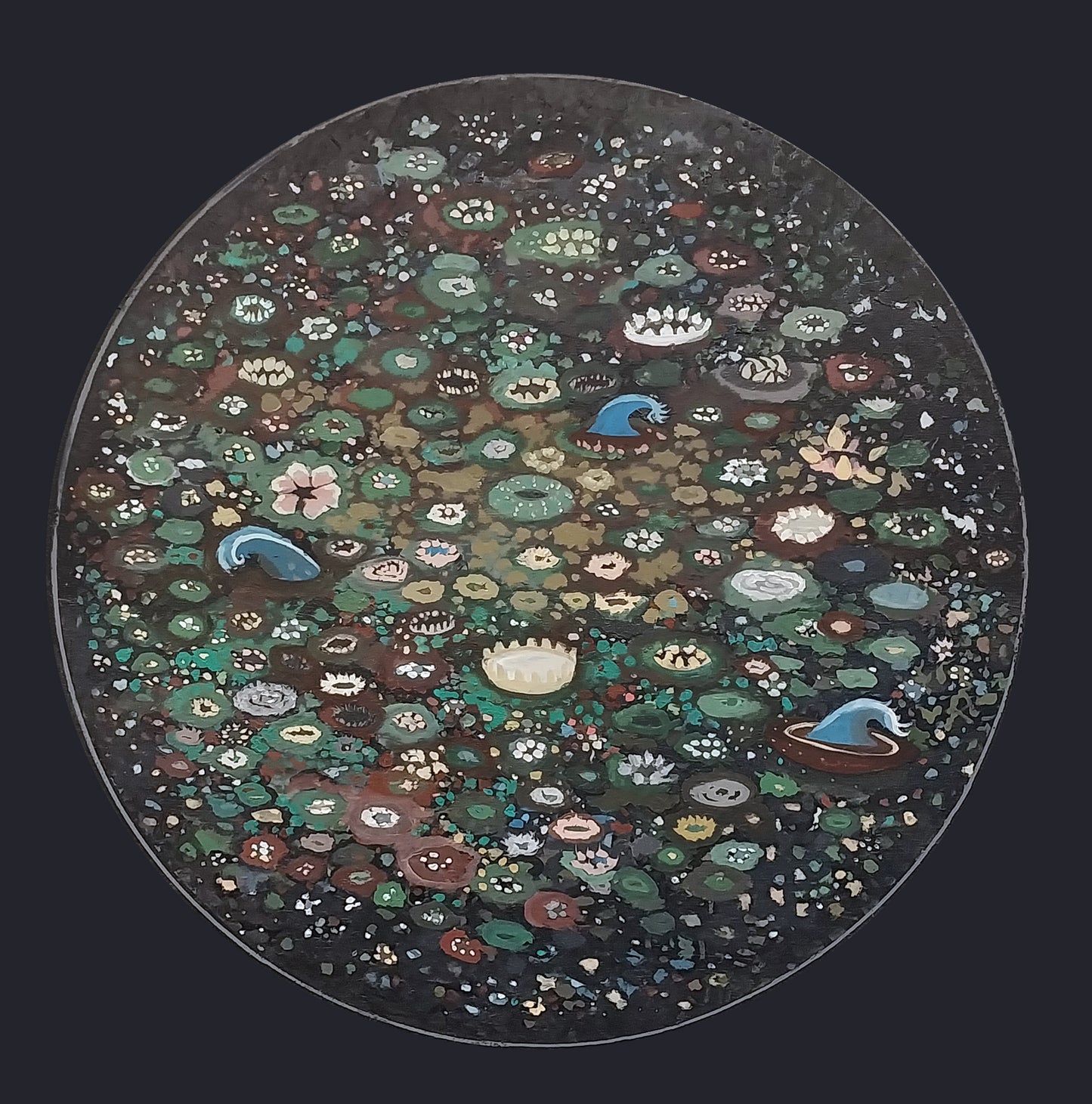 Plankton 101 by Sheyne Tuffery, painting