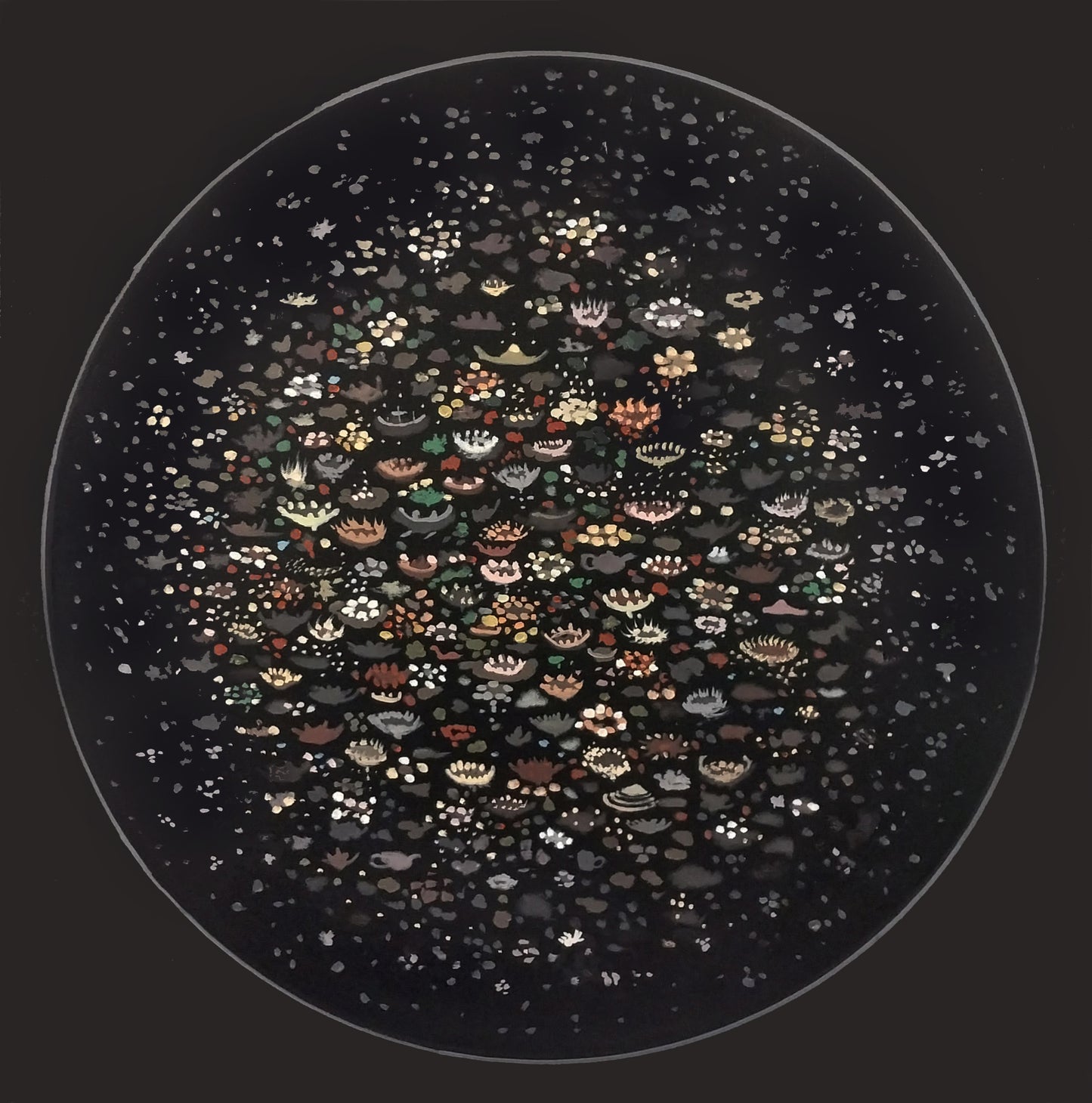 Planktonia by Sheyne Tuffery, painting