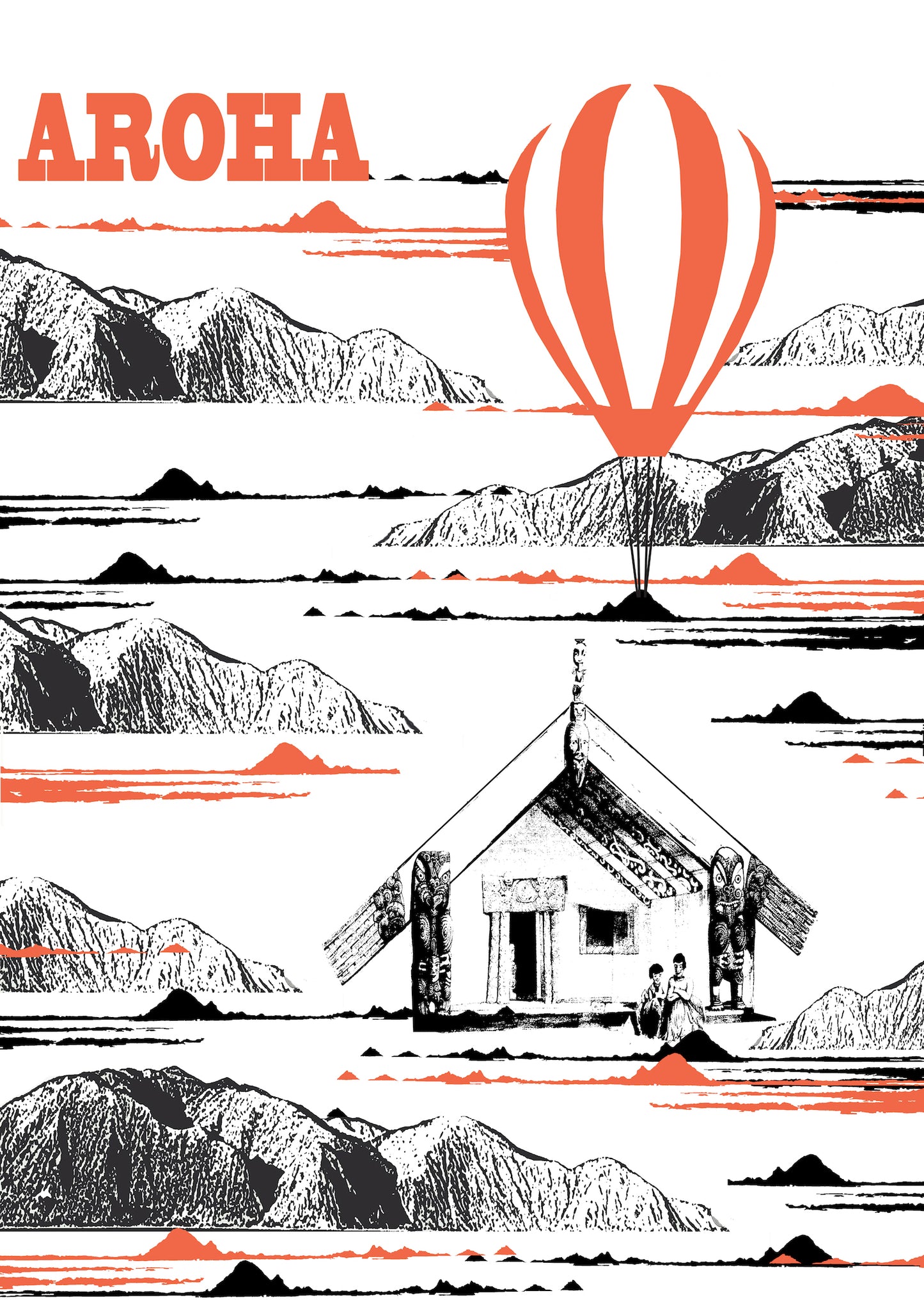 Aroha — fine art print symbolizing love and connection, by Sheyne Tuffery.