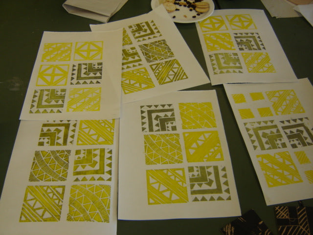 Woodblock Printmaking Intensive - Two people