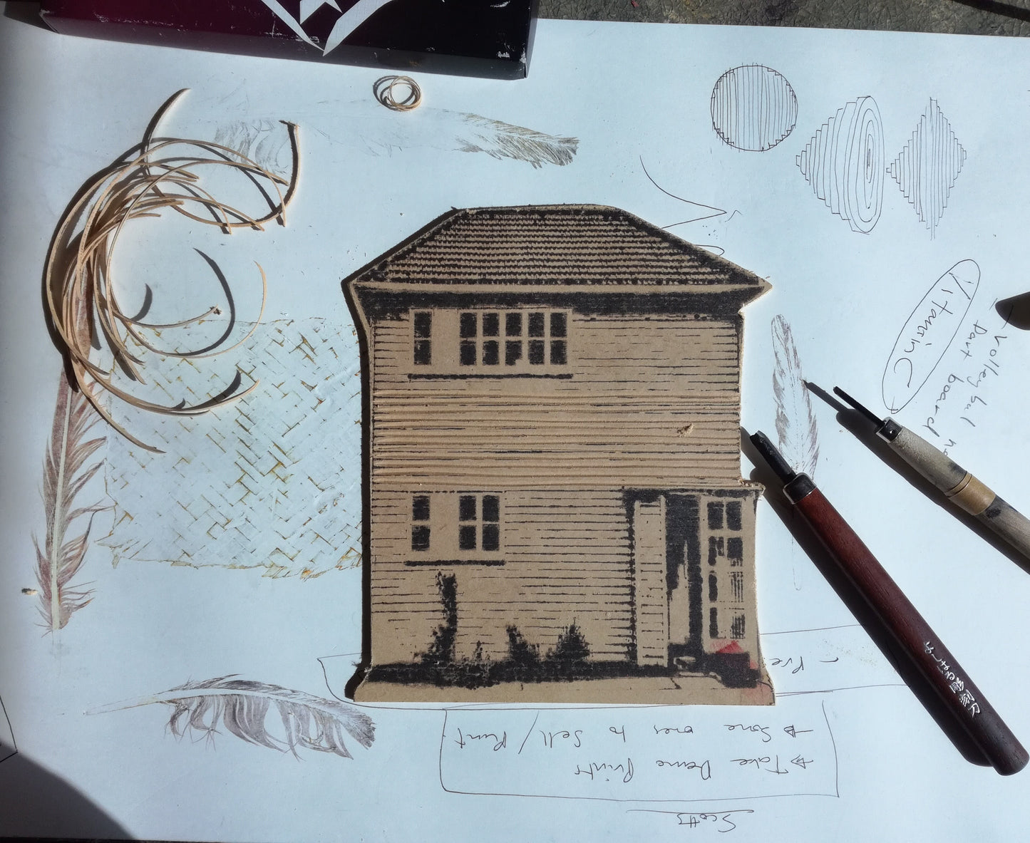 Woodblock Printmaking Intensive - Two people