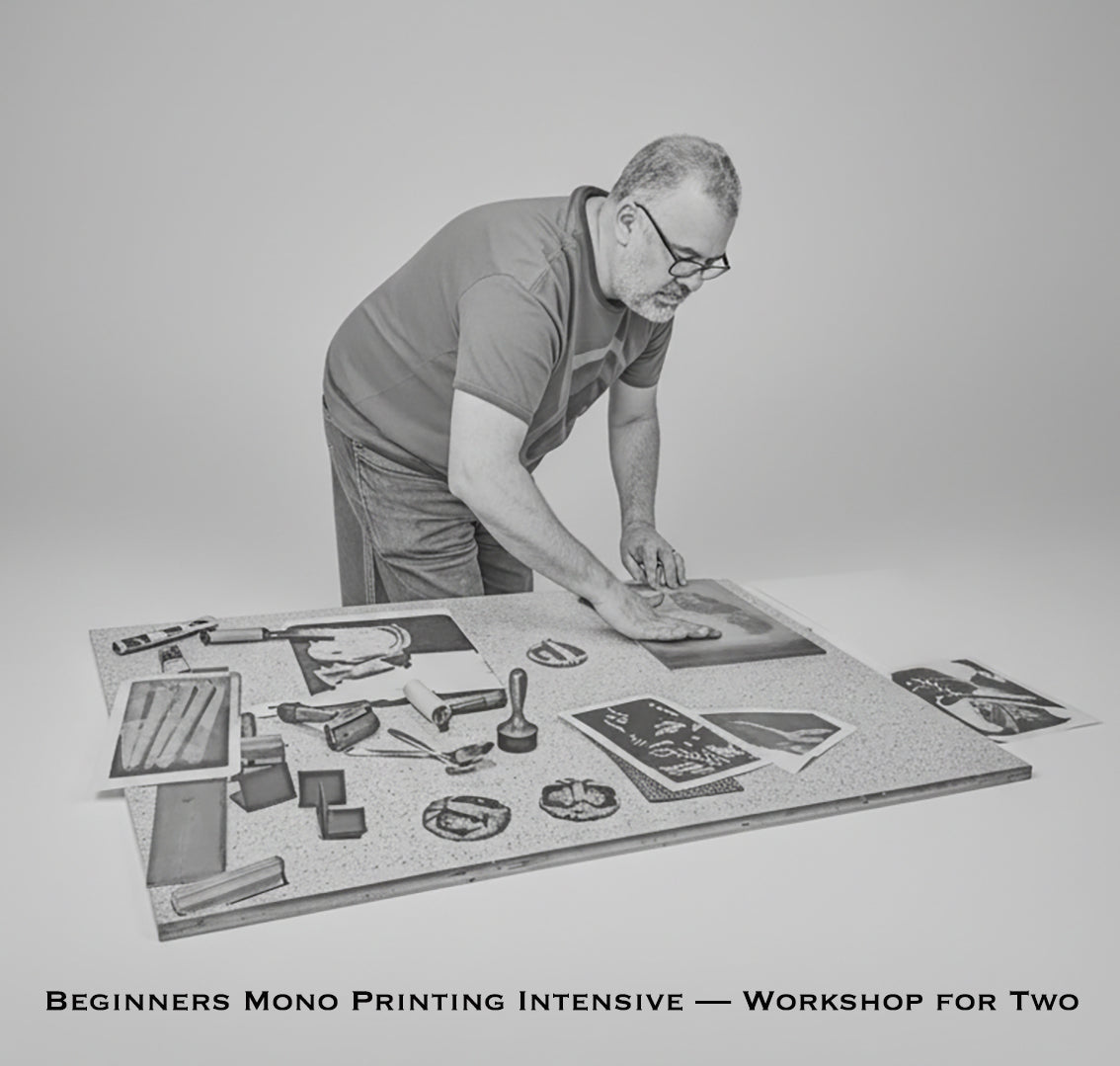 Beginners Monoprinting  —  Workshop for Two