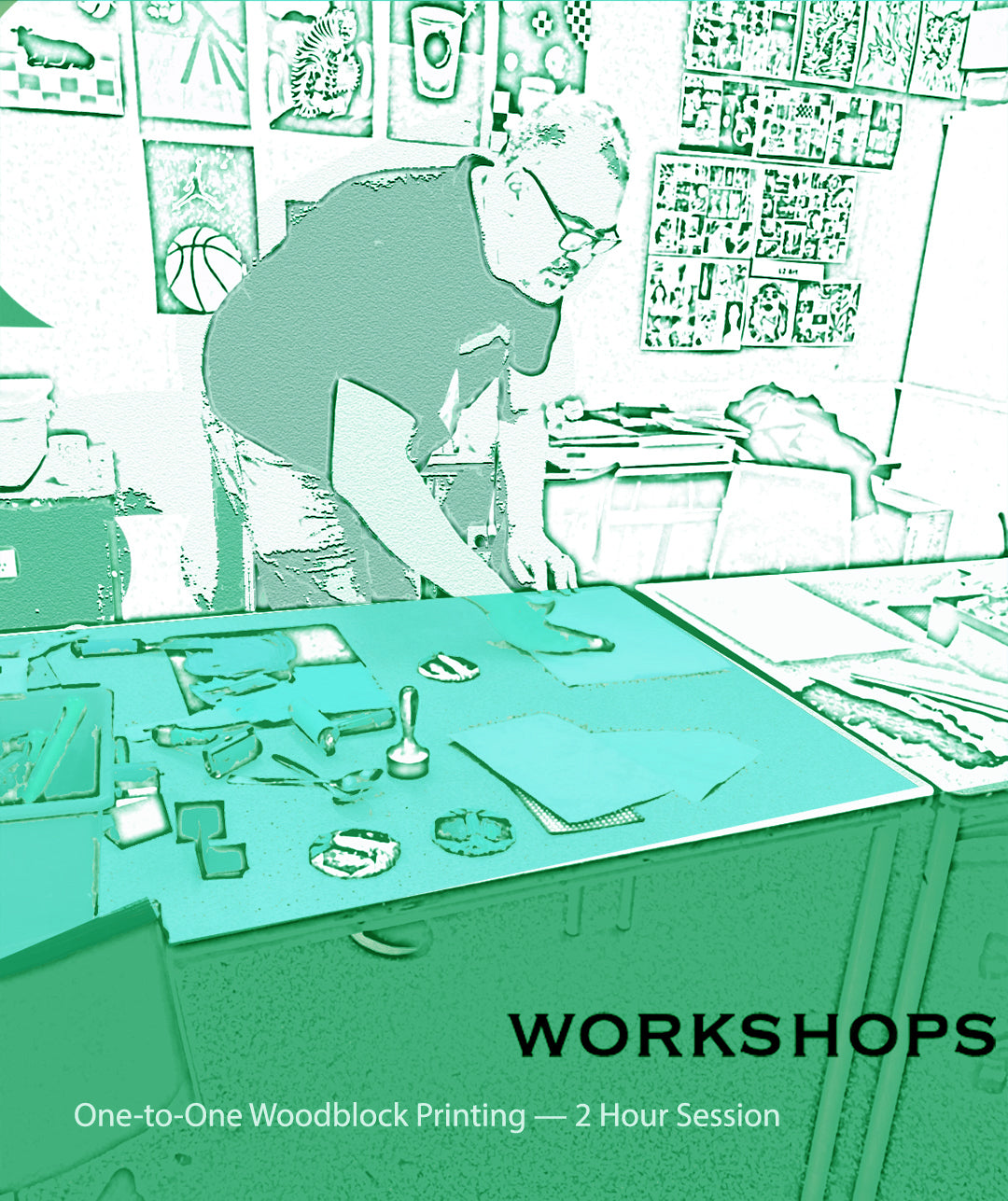 Woodblock Printmaking Intensive — One-on-One