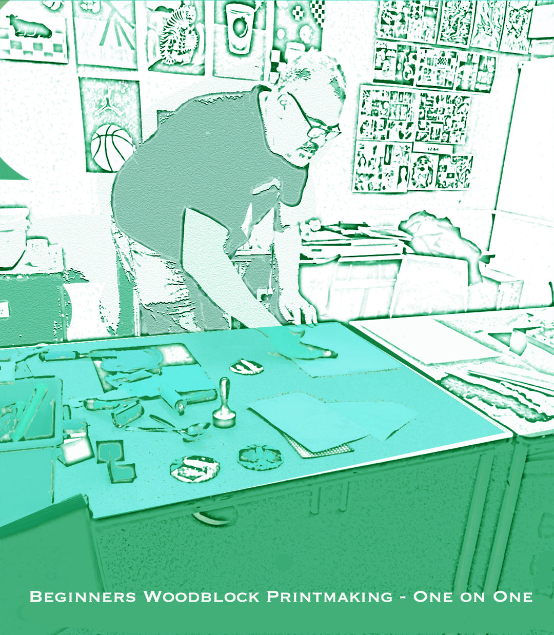 Beginners Woodblock Printmaking - One on One