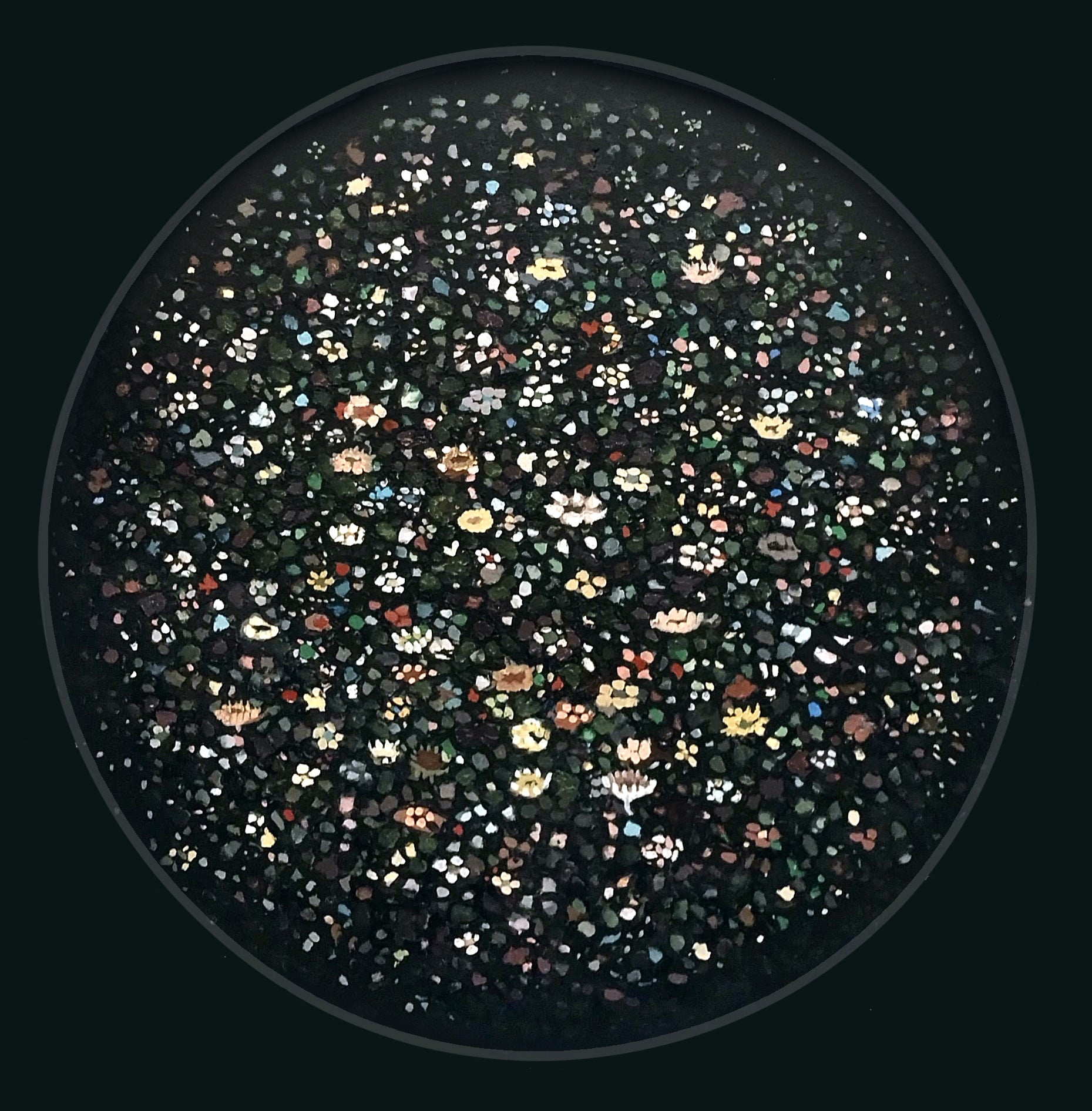 Plankton Orb by Sheyne Tuffery, painting