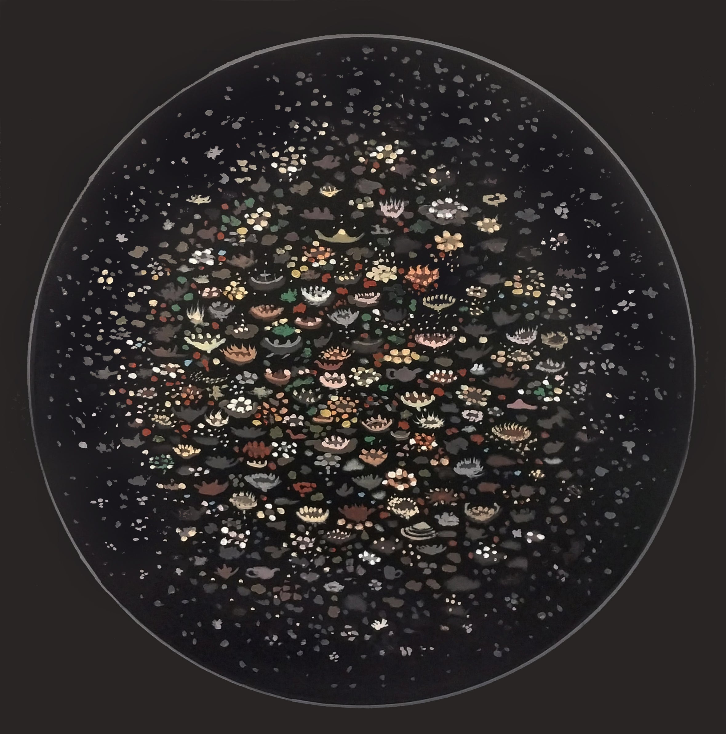 Planktonia by Sheyne Tuffery, painting